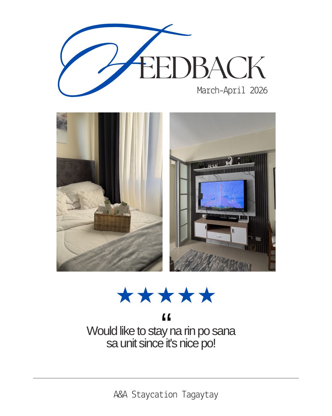 5-star guest review